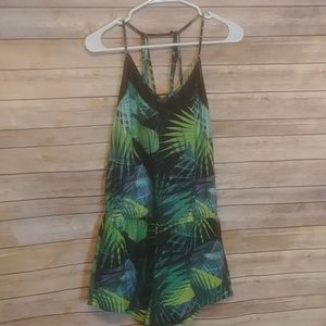 Fabletics Dash Palm Romper NWT size meduim